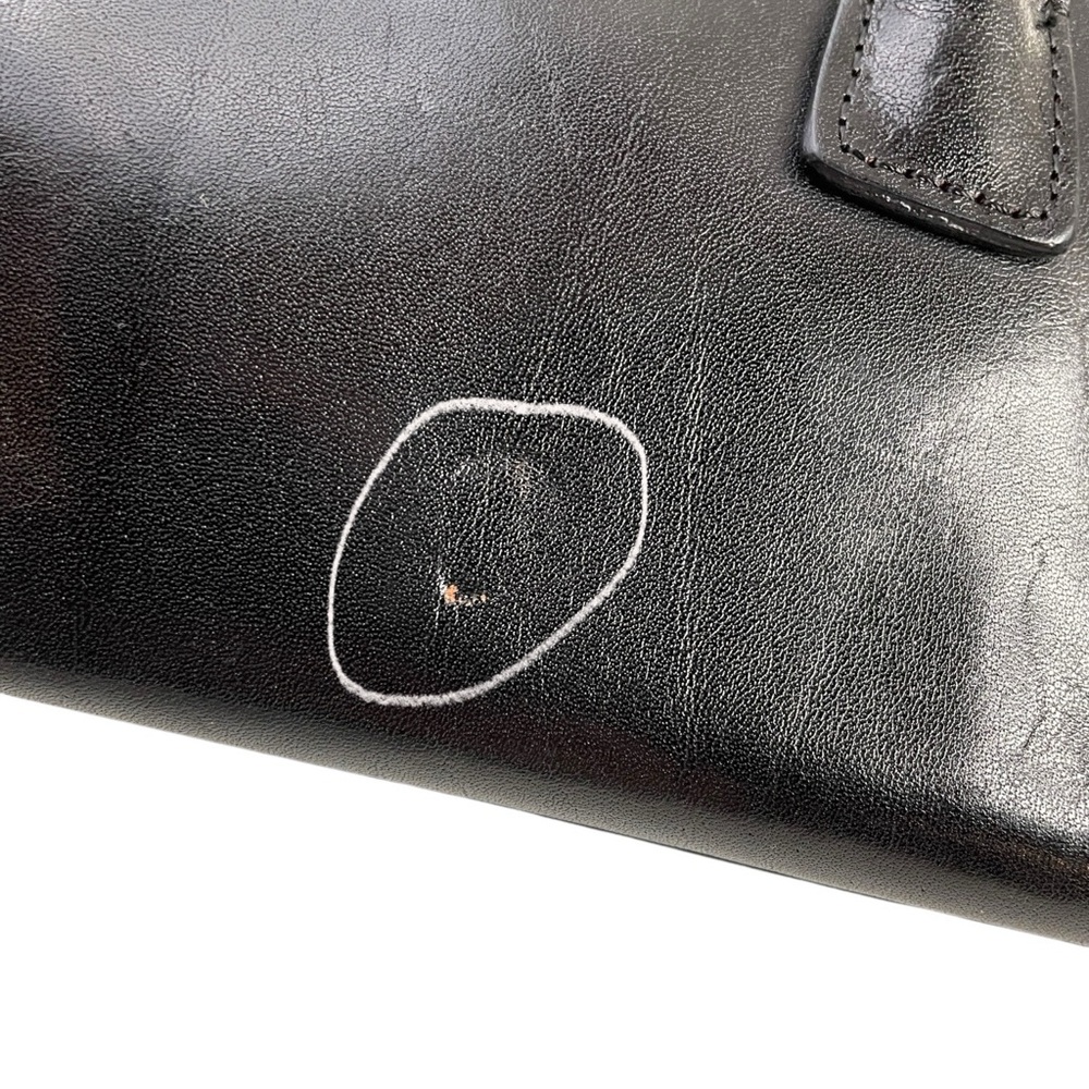 HOBO Black Leather Small Frame Doctor's Bag Satchel Purse Handbag - Picture 2 of 16